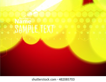 Red abstract template for card or banner. Metal Background with waves and reflections. Business background, silver, illustration. Illustration of abstract background with a metallic element