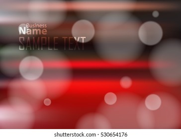 Red abstract template for card or banner. Metal Background with waves and reflections. Business background, silver, illustration. Illustration of abstract background with a metallic element