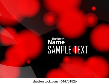 Red abstract template for card or banner. Metal Background with waves and reflections. Business background, silver, illustration. Illustration of abstract background with a metallic element