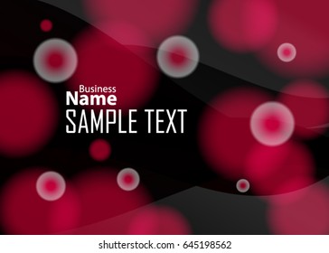 Red abstract template for card or banner. Metal Background with waves and reflections. Business background, silver, illustration. Illustration of abstract background with a metallic element