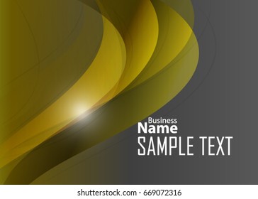 Red abstract template for card or banner. Metal Background with waves and reflections. Business background, silver, illustration. Illustration of abstract background with a metallic element