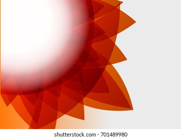 Red abstract template for card or banner. Metal Background with waves and reflections. Business background, silver, illustration. Illustration of abstract background with a metallic element