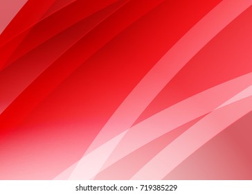 Red abstract template for card or banner. Metal Background with waves and reflections. Business background, silver, illustration. Illustration of abstract background with a metallic element