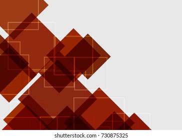 Red abstract template for card or banner. Metal Background with waves and reflections. Business background, silver, illustration. Illustration of abstract background with a metallic element