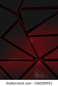 Red abstract texture. Vector background
