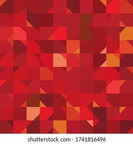 Red abstract texture. Vector background for design. Seamless brigt pattern.