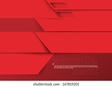 Red Abstract Thick Slant Lines Background