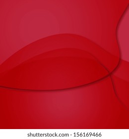red abstract transparency wave pattern background