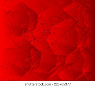 Red Abstract Triangular Backgrounds