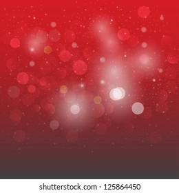 Red abstract vector background, background with brightness