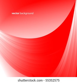 red abstract vector composition