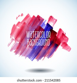 red abstract watercolor background