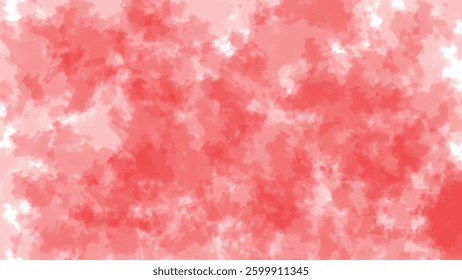 Red Abstract Watercolor Background Texture 