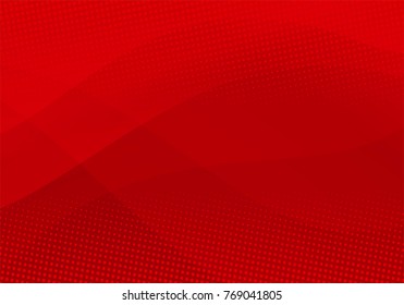 red abstract wave background