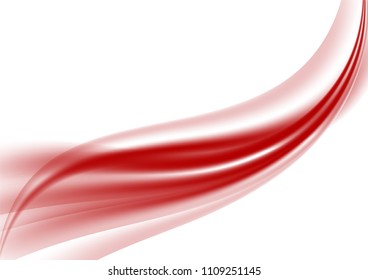 Red abstract wave background modern design. Vector illustration for your business
