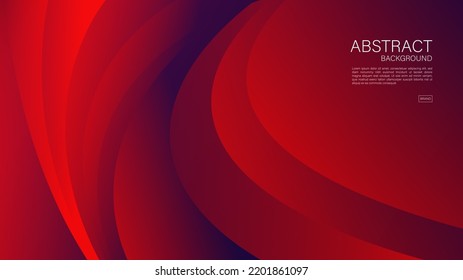 Red abstract wave background, wave vector, Geometric vector, Minimal Texture, web background, red cover background design, flyer template, banner, book cover, wall decoration wallpaper. vector eps10