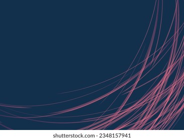 red abstract wave black background