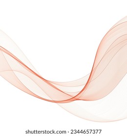 
Red abstract wave. Design element. Template for presentation, advertising, cover and more.