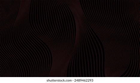 Red Abstract Wave Line Pattern Art Background