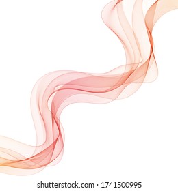 red abstract wave. presentation template. decor for shell brochures, flyers, postcards. layout for an advertising banner
