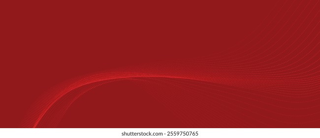 red abstract wave vector  background