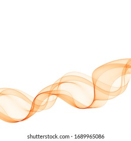 red abstract wave. vector image. presentation template