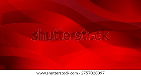 Red Abstract Wavy Background With Smooth Flowing Waves and Gradient Texture for Design