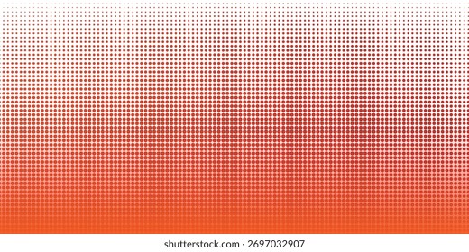 Red Abstract Wavy Dotted Background with 3D Digital Grid Effect