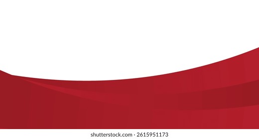Red abstract wavy presentation background. Vector illustration design for business presentation, banner, cover, web, flyer, card, poster, game, texture, slide, magazine, and powerpoint.