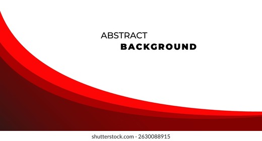 Red abstract wavy presentation background, design for business presentation, banner, cover, web, flyer, card, poster, game, texture, slide, magazine, and powerpoint.