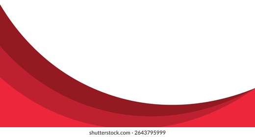 Red abstract wavy presentation background. Vector illustration design for business presentation, banner, cover, web, flyer, card, poster, game, texture, slide, magazine, 