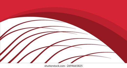 Fondo ondulado abstracto rojo de la presentación. Diseño de Ilustración vectorial para presentación de negocios, Anuncio, portada, Web, volante, tarjeta, póster, juego, textura, diapositiva, revista y 