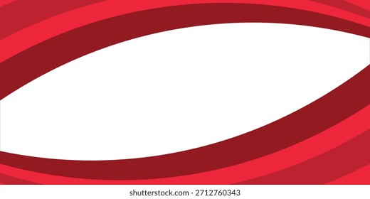 Red abstract wavy presentation background. Vector illustration design for business presentation, banner, cover, web, flyer, card, poster, game, texture, slide, magazine, and powerpoint.