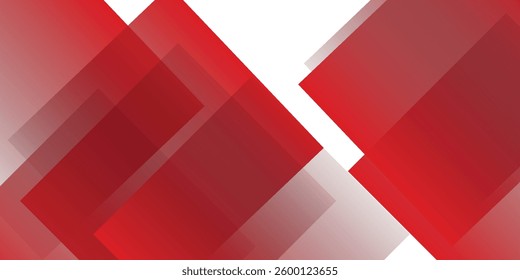 Red abstract and white background. Dynamic shapes composition. vector illustration eps10