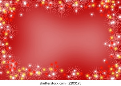 Red abstraction winter/christmas background