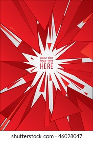 Red ache background, Vector illustration