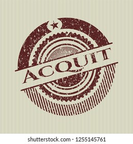 Red Acquit rubber seal