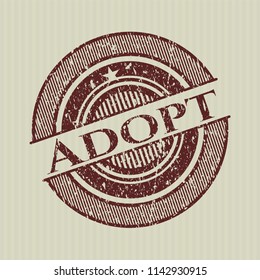 Red Adopt rubber texture