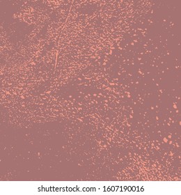 Red aged grainy messy template. Distress urban used texture. Grunge rough dirty background. Brushed black paint cover. Renovate wall scratched backdrop. Empty aging design element. EPS10 vector.