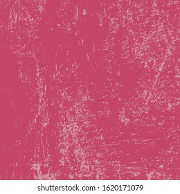 Red aged grainy messy template. Distress urban used texture. Grunge rough dirty background. Brushed black paint cover. Renovate wall scratched backdrop. Empty aging design element. EPS10 vector.