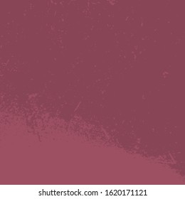 Red aged grainy messy template. Distress urban used texture. Grunge rough dirty background. Brushed black paint cover. Renovate wall scratched backdrop. Empty aging design element. EPS10 vector.