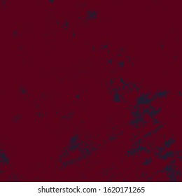 Red aged grainy messy template. Distress urban used texture. Grunge rough dirty background. Brushed black paint cover. Renovate wall scratched backdrop. Empty aging design element. EPS10 vector.