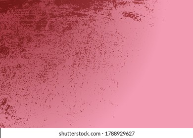 Graue graue Schablone mit rotem Hintergrund. Beunruhigen urbanen Textur. Grunge, rauer, schmutziger Hintergrund. Pinselfarbige Abdeckung. Renovierung der Wand gekratzte Hintergrund. Leeres Design-Element für das Altern. EPS10-Vektor.