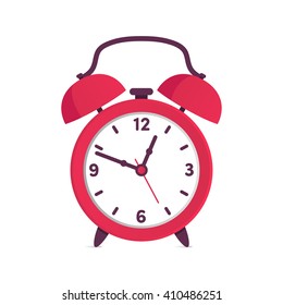 Red alarm clock