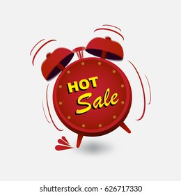 Red Alarm Clock call Hot special price for sale