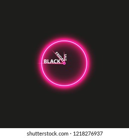 Red alarm clock concept - Black Friday Sale