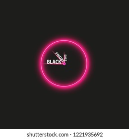 Red alarm clock concept - Black Friday Sale