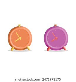recordatorio de reloj despertador rojo aislado
