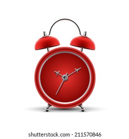 rote Wecker-Vorlage