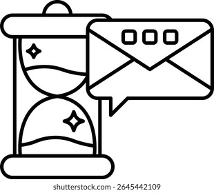 Um despertador vermelho com duas faces sorridentes à esquerda e uma face franzida à direita